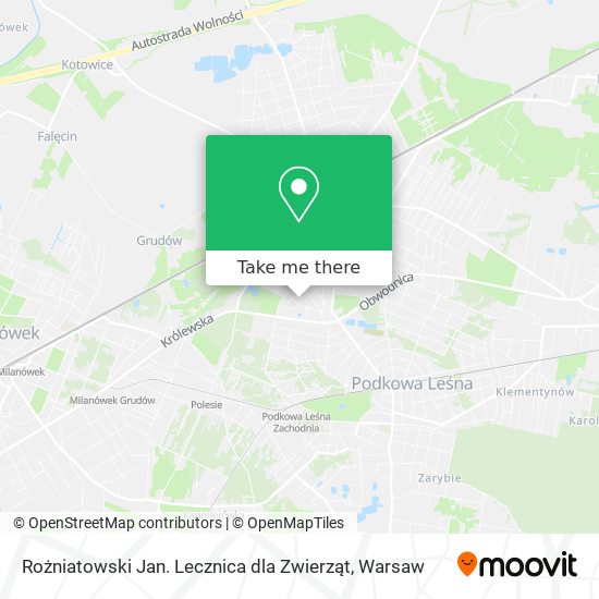 Rożniatowski Jan. Lecznica dla Zwierząt map