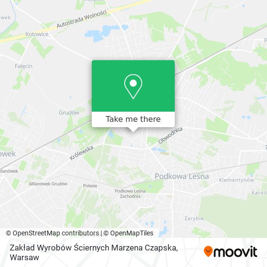 Zakład Wyrobów Ściernych Marzena Czapska map