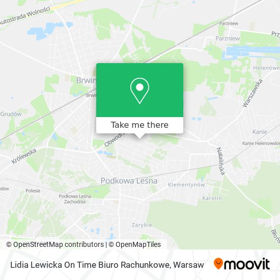 Lidia Lewicka On Time Biuro Rachunkowe map