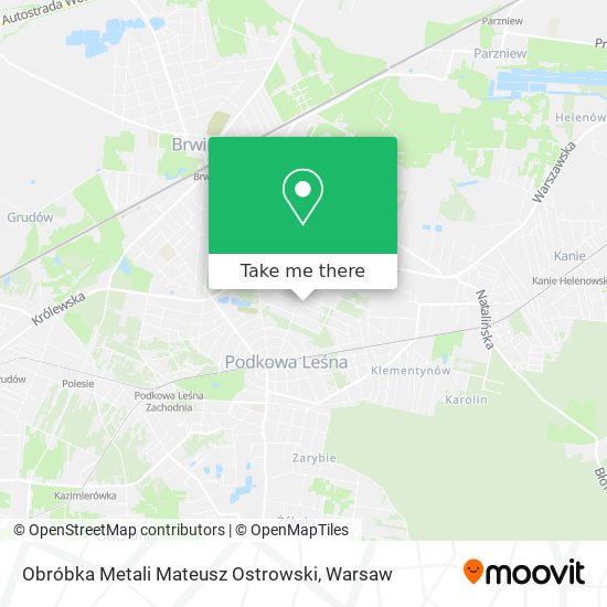 Obróbka Metali Mateusz Ostrowski map