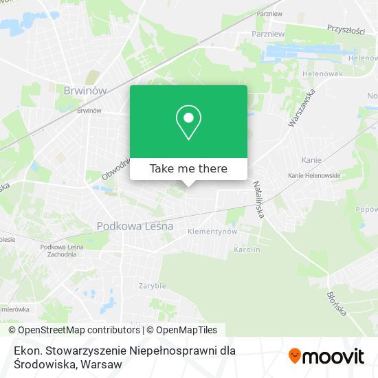 Ekon. Stowarzyszenie Niepełnosprawni dla Środowiska map