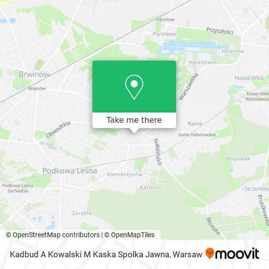 Kadbud A Kowalski M Kaska Spolka Jawna map