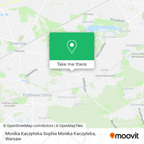 Monika Kaczyńska Sophia Monika Kaczyńska map