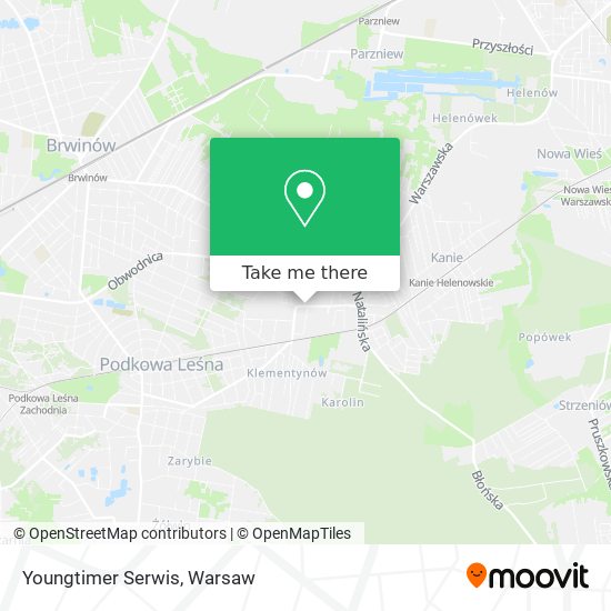 Youngtimer Serwis map