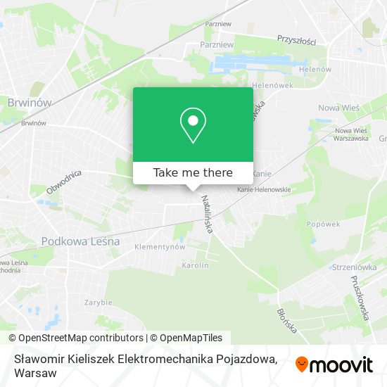 Sławomir Kieliszek Elektromechanika Pojazdowa map