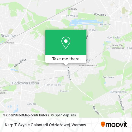 Karp T. Szycie Galanterii Odzieżowej map