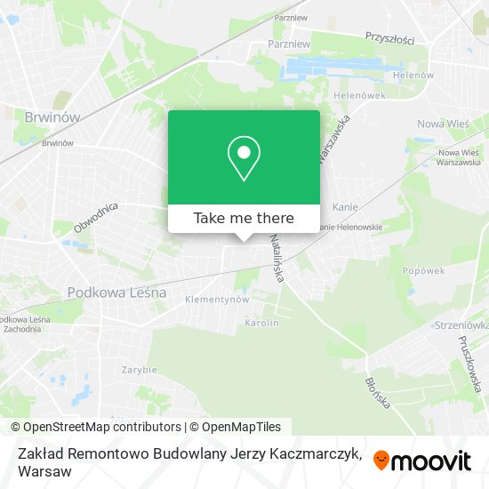 Zakład Remontowo Budowlany Jerzy Kaczmarczyk map