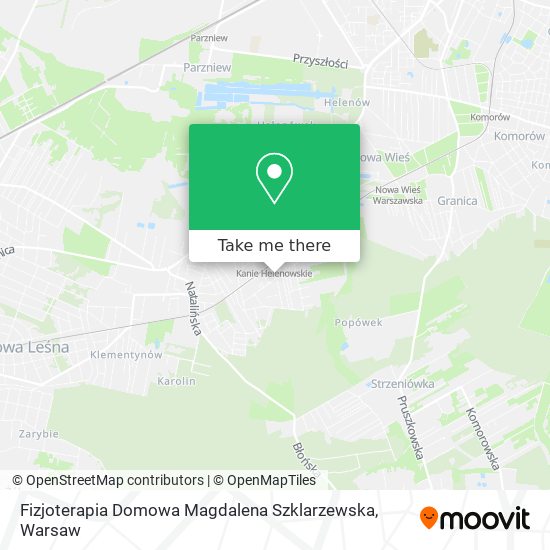 Fizjoterapia Domowa Magdalena Szklarzewska map