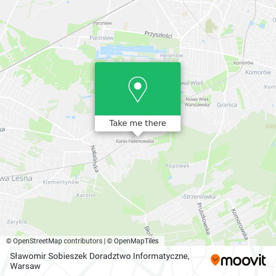 Sławomir Sobieszek Doradztwo Informatyczne map