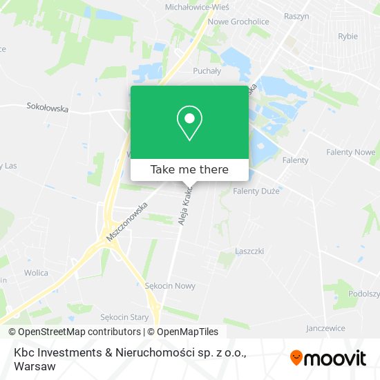 Kbc Investments & Nieruchomości sp. z o.o. map