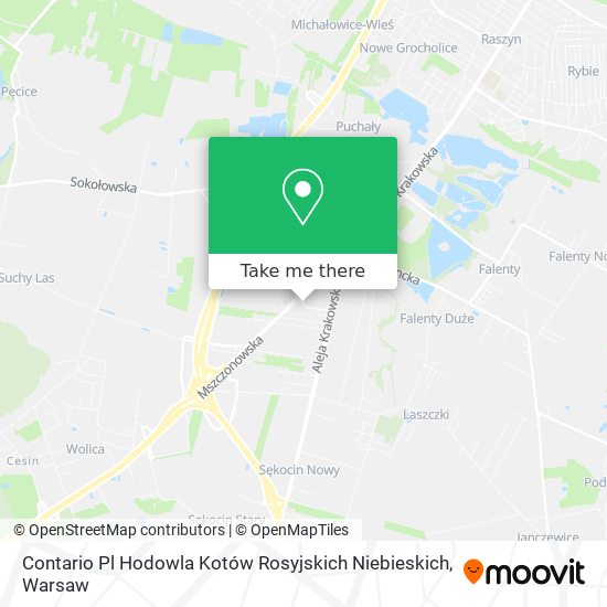 Contario Pl Hodowla Kotów Rosyjskich Niebieskich map