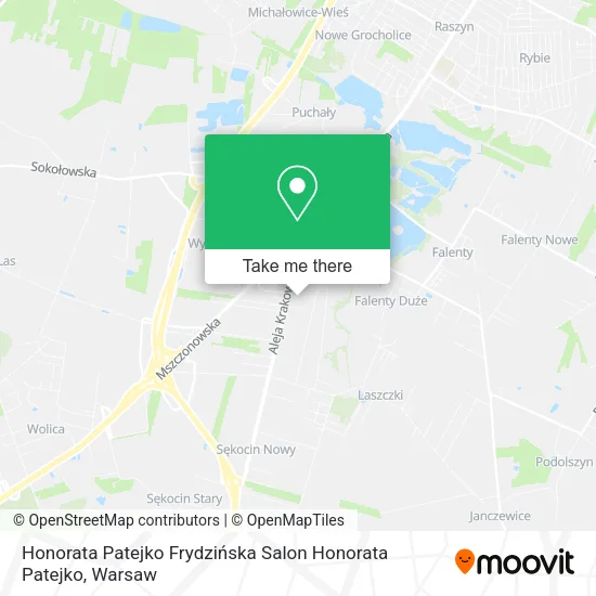 Honorata Patejko Frydzińska Salon Honorata Patejko map
