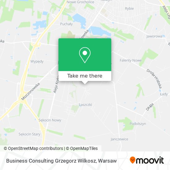 Business Consulting Grzegorz Wilkosz map