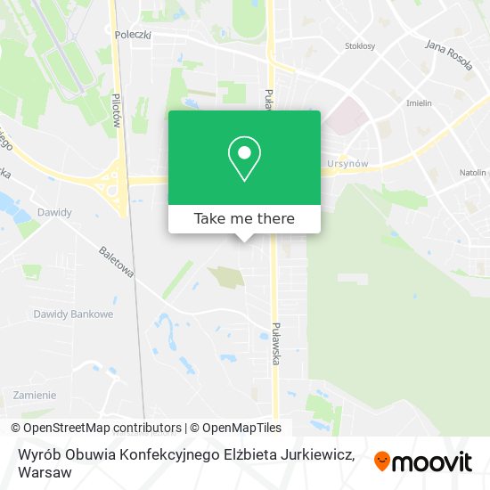 Wyrób Obuwia Konfekcyjnego Elżbieta Jurkiewicz map