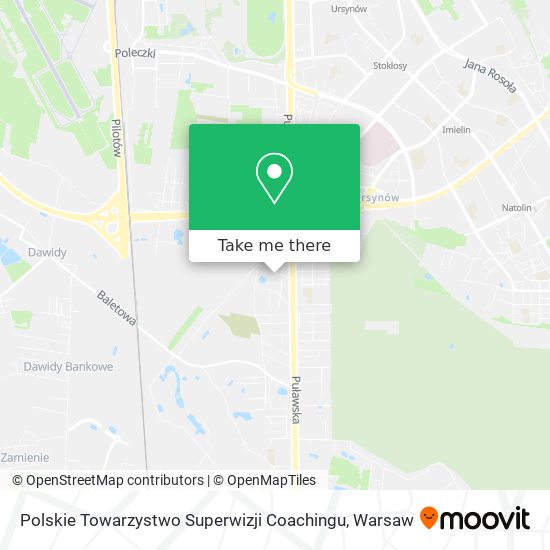 Polskie Towarzystwo Superwizji Coachingu map