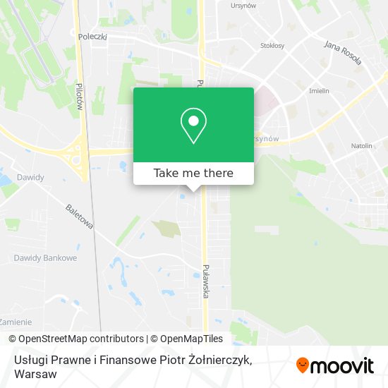 Usługi Prawne i Finansowe Piotr Żołnierczyk map