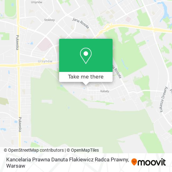 Kancelaria Prawna Danuta Flakiewicz Radca Prawny map