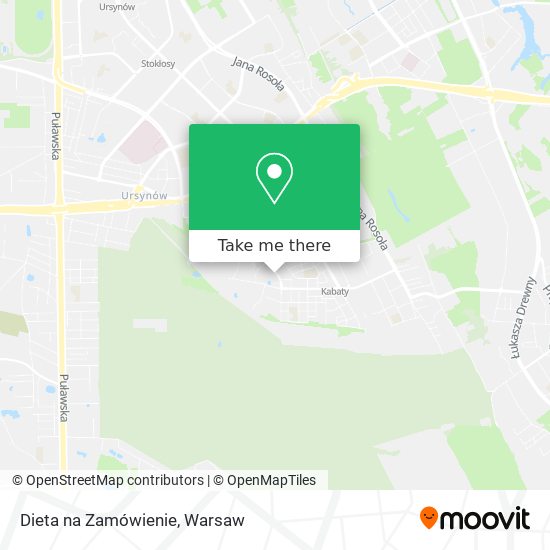 Dieta na Zamówienie map