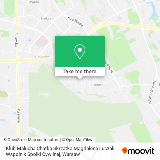 Klub Malucha Chatka Skrzatka Magdalena Luczak Wspolnik Spolki Cywilnej map