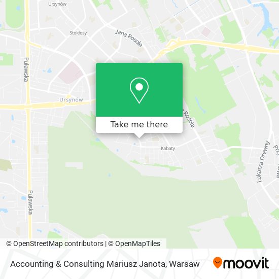 Accounting & Consulting Mariusz Janota map