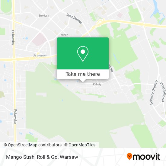 Mango Sushi Roll & Go map