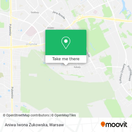 Aniwa Iwona Żukowska map