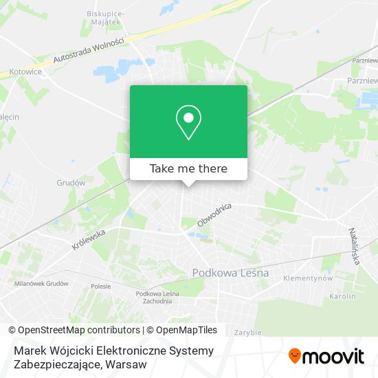 Marek Wójcicki Elektroniczne Systemy Zabezpieczające map