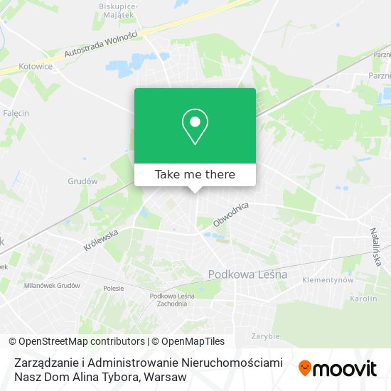 Zarządzanie i Administrowanie Nieruchomościami Nasz Dom Alina Tybora map