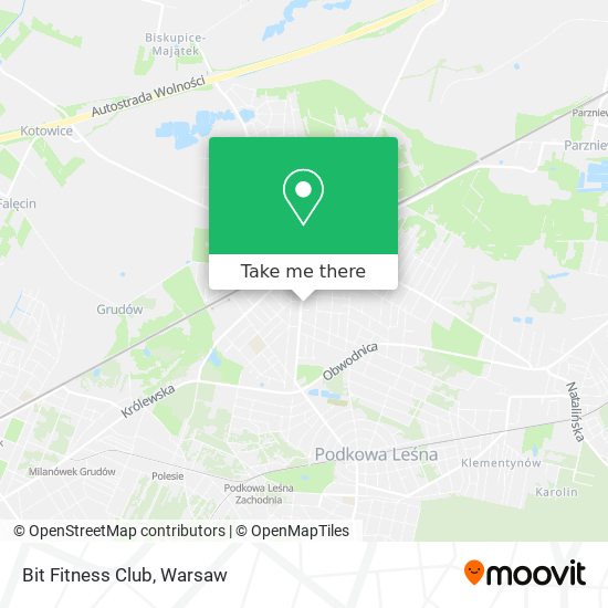 Bit Fitness Club map