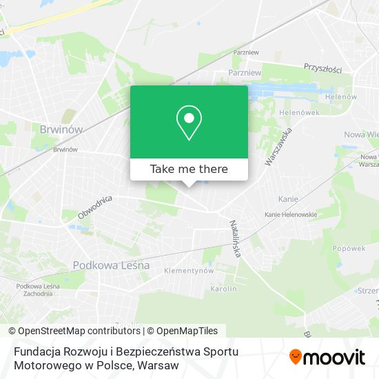 Fundacja Rozwoju i Bezpieczeństwa Sportu Motorowego w Polsce map