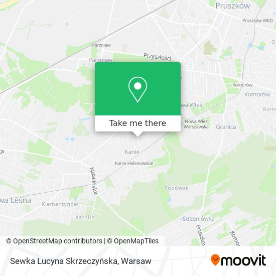 Sewka Lucyna Skrzeczyńska map