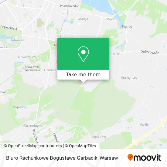 Карта Biuro Rachunkowe Bogusława Garbacik