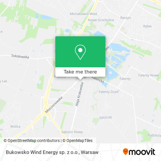 Bukowsko Wind Energy sp. z o.o. map