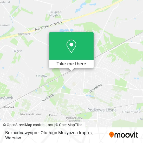 Карта Beznudnawyspa - Obsługa Muzyczna Imprez