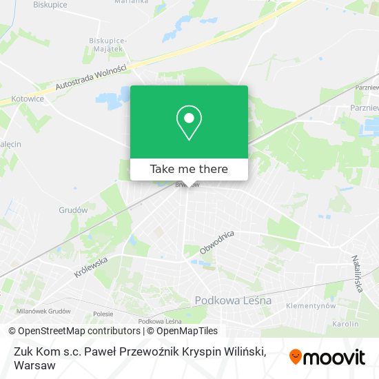 Zuk Kom s.c. Paweł Przewoźnik Kryspin Wiliński map