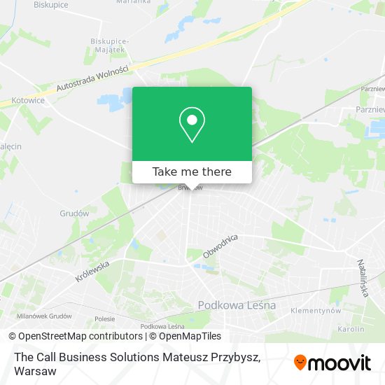 The Call Business Solutions Mateusz Przybysz map