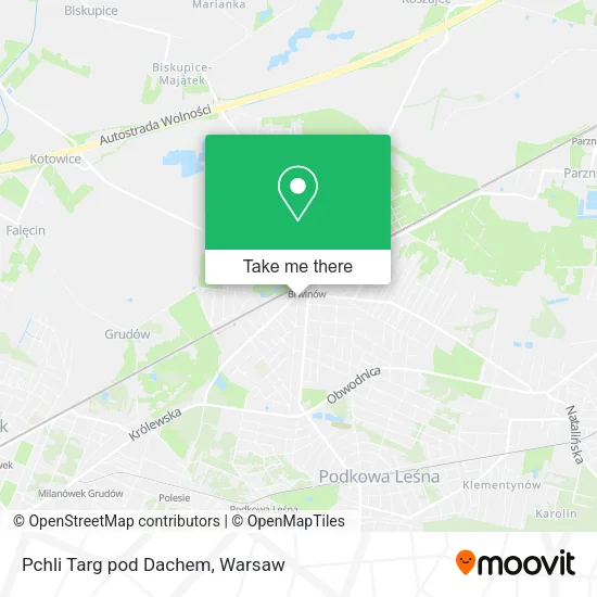 Pchli Targ pod Dachem map