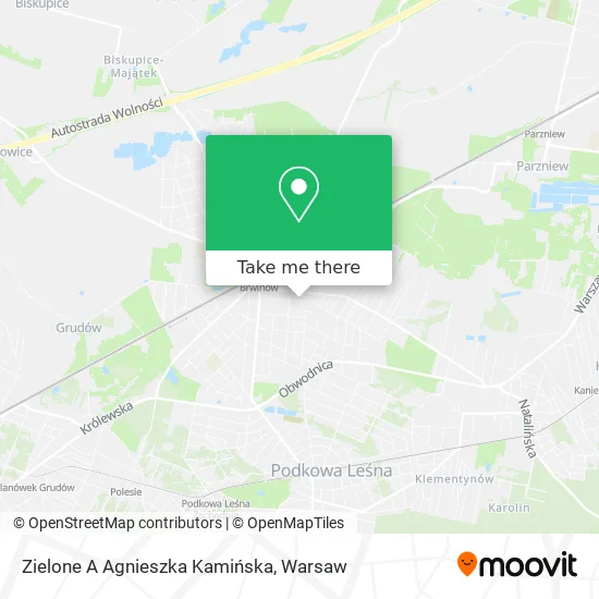 Карта Zielone A Agnieszka Kamińska