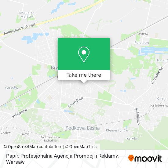 Papir. Profesjonalna Agencja Promocji i Reklamy map