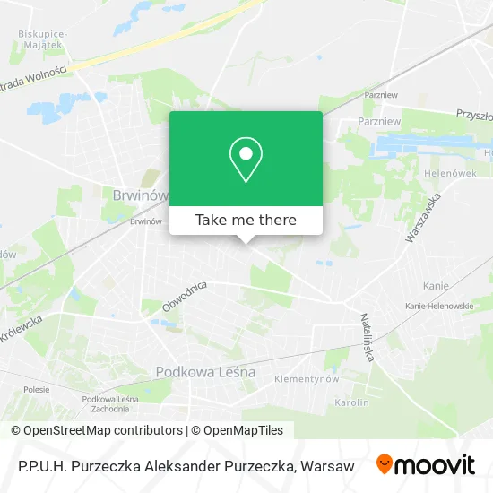 Карта P.P.U.H. Purzeczka Aleksander Purzeczka