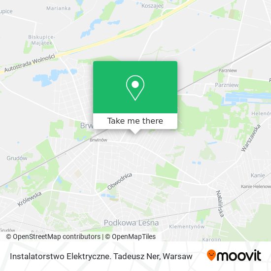 Instalatorstwo Elektryczne. Tadeusz Ner map