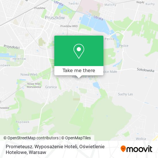 Prometeusz. Wyposażenie Hoteli, Oświetlenie Hotelowe map