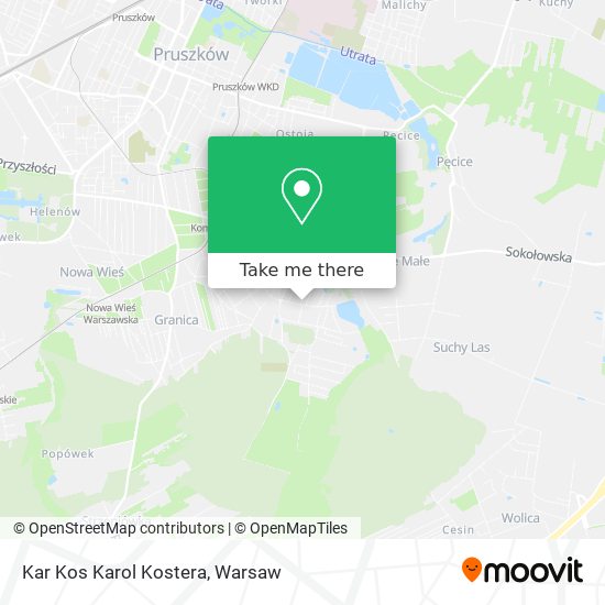 Kar Kos Karol Kostera map