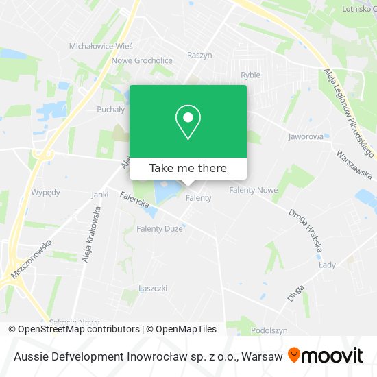 Aussie Defvelopment Inowrocław sp. z o.o. map