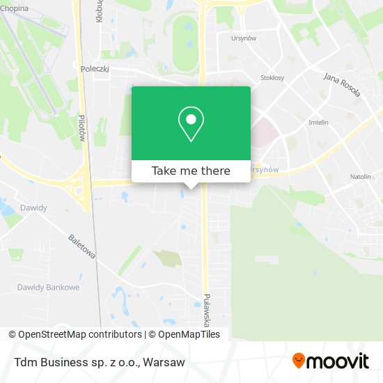 Tdm Business sp. z o.o. map