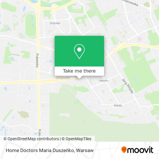 Home Doctors Maria Duszeńko map