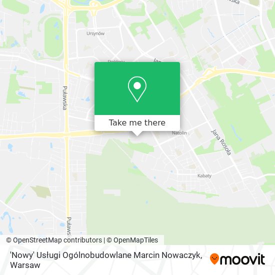 'Nowy' Usługi Ogólnobudowlane Marcin Nowaczyk map