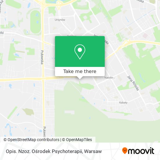 Opis. Nzoz. Ośrodek Psychoterapii map