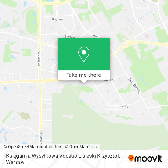 Księgarnia Wysyłkowa Vocatio Lisieski Krzysztof map