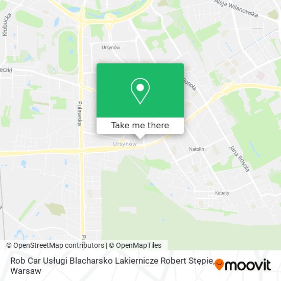 Rob Car Usługi Blacharsko Lakiernicze Robert Stępie map